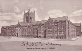 Hinsdale Illinois IL St. Joseph&#39;s College and Seminary Catholic Postcard E10 - $2.96