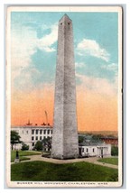 Bunker Hill Monument Charlestown Massachusetts MA  UNP WB Postcard P23 - £1.54 GBP