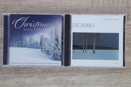 Acoustic Piano Solo Holiday Christmas CD Lot of 2 George Winston December Piano - £7.75 GBP