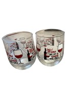 New Wine Glasses Set of 2 New 16.8 oz Wine Me Up and Watch me go - £8.55 GBP