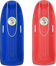 2-Pack AGPTEK 35/47 in. Downhill Sprinter Toboggan Snow Sled for Kids Bo... - $87.81