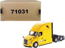 Freightliner New Cascadia Sleeper Cab Truck Tractor Yellow 1/50 Diecast ... - $99.71