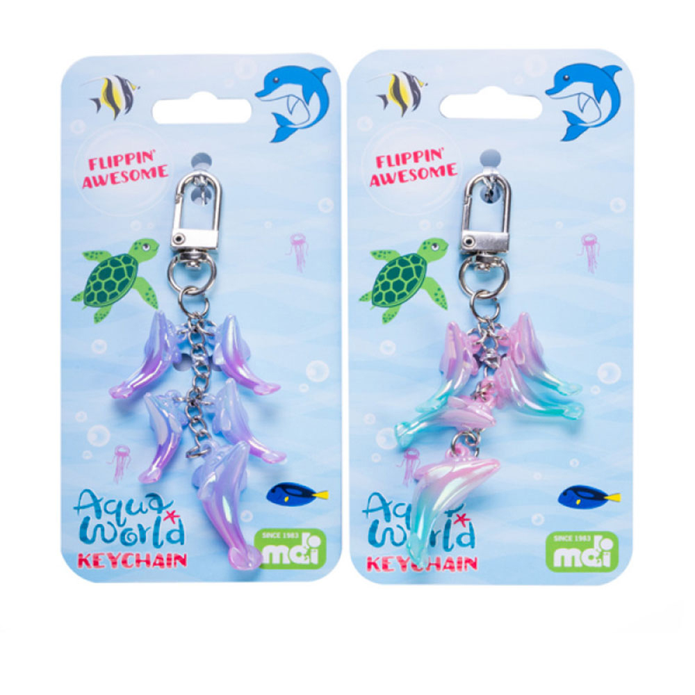 Aqua World Keychain - Dolphin - $15.06