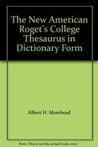 The New American Roget&#39;s College Thesaurus in Dictionary Form [Mass Market Paper - £20.90 GBP