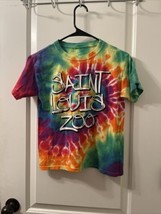 Boys Short Sleeve T-Shirt Tie Dye Graphic Saint Louis Zoo Size Unknown - $28.13