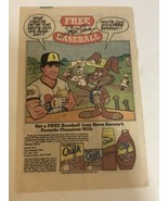 1995 Nestle Quick Chocolate Milk Vintage Print Ad Steve Garvey pa6 - $152.60 MXN
