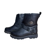 Harley-Davidson Richton D93511 Mens Black Leather Motorcycle Boots 8.5 Mens - €51,46 EUR
