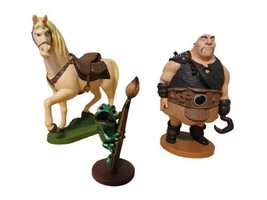 Tangled Rapunzel Topper Toys Maximus Horse Pascal Thug  Disney Pixar Lot of 3 - £7.98 GBP