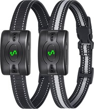 2 Pack Rechargeable Dog Bark Collar, Anti Barking Collar with 5 Sensitivity - $37.72