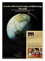 Hill&#39;s for Dogs Pet Food Replogle Globe Offer Vintage 1972 Full-Page Magazine Ad - £7.75 GBP