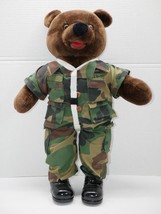 BearForce of America US Air Force Camo Boots Backpack Stuffed Animal Toy 19&quot; - £15.89 GBP