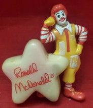 Vintage McDonalds Happy Meal Toy 1988 Glow In The Dark Star *Ronald McDonald * - £4.60 GBP