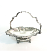 Antique - The Meridan Silver Plate Co. 01663 Bridal Basket - Silver Plate - $186.89 CAD