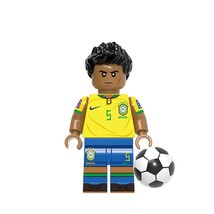 Brazilian Football Player Casemiro Minifigures Bricks Toys - $3.99