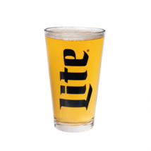 Miller Lite Pint Glass Retro - £14.09 GBP