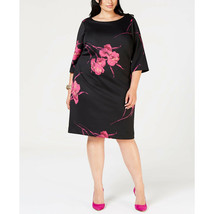 NWT Women Plus Size 14W Nordstrom Betsey Johnson Scuba Knit Floral Dress - £31.21 GBP