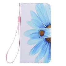 Anymob iPhone Case Sunflower Flip Cover Cartoon Painted Magnetic Leather Wallet  - £21.50 GBP