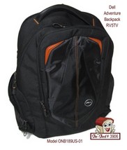 New Dell Adventure Notebook Laptop Backpack Bag Dell Model ONB189US-01 - $39.95