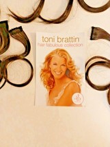 Clip In Hair Extensions 12&quot; Dk Brown 10 Pc Toni Brattin Hair Fabulous Sy... - $14.99