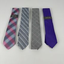 Michael Kors Men's Classic Lot of 4 Premium Polyester/Silk Ties Assorted-OS - $45.99
