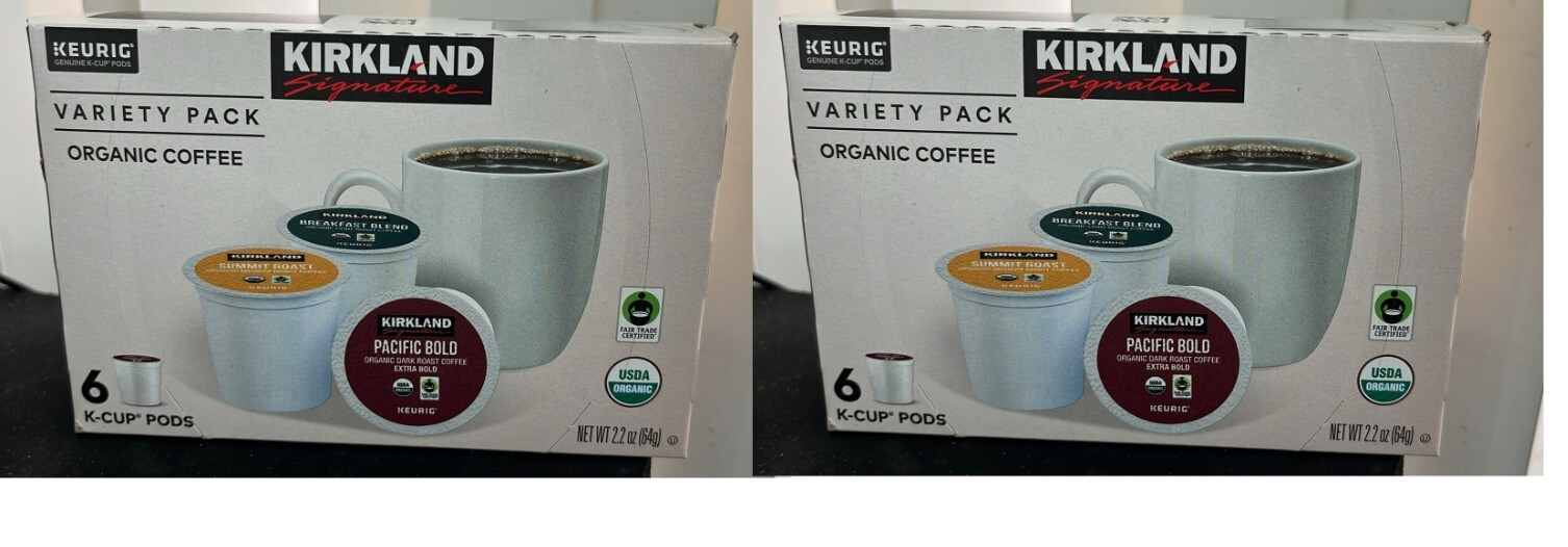 2x Kirkland Costco 3 Variety Coffee Sampler (12 K-cups total ) exp 07/2026 - $11.87