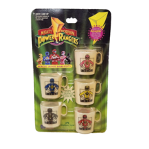 VINTAGE 1994 MIGHTY MORPHIN POWER RANGERS COLOR CHANGING DRINKING CUPS N... - £22.51 GBP