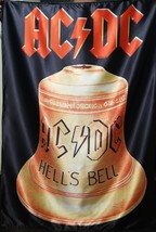 AC/DC Hells Bells FLAG CLOTH POSTER CD Angus Young HEAVY METAL - £15.84 GBP