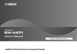 Yamaha RX-V471 Receiver Owners Manual - £17.00 GBP