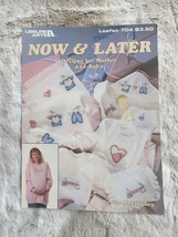 Leisure Arts Cross Stitch Pattern Leaflet 704 Now & Later for Mother & Baby 1988 - $7.59