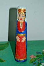 Hand Made Wooden Doll In Traditional Armenian Clothes, Signed - £16.53 GBP