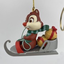 Disney Grolier Christmas Ornament Dale Skate with Walnuts Vintage 1989 - $11.30