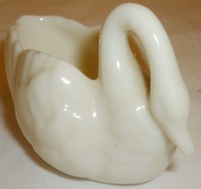 Vintage Lenox Ivory Porcelain Figural Trinket Swan Usa - £9.57 GBP