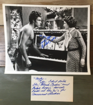 Buster Crabbe Signed 8X10 Tarzan Glossy Photo Personal Note Movie Actor No COA - £90.86 GBP