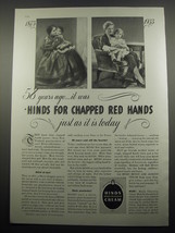 1933 Hinds Honey &amp; Almond Cream Ad - 58 years ago.. it was Hinds - £14.62 GBP