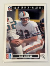1991 Domino&#39;s Quarterbacks Bob Griese* Miami Dolphins HOF Football AFC Card #16* - £1.55 GBP