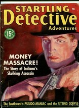 Headquarters DETECTIVE-1937-FEBRUARY-MAN With Gun Cover G - £80.52 GBP