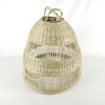 Ikea Torared Pendant Basket Lamp Shade Seagrass/Handmade 14&quot;  New - $59.38