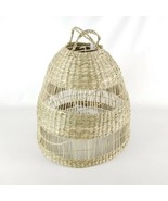 Ikea Torared Pendant Basket Lamp Shade Seagrass/Handmade 14&quot;  New - £46.69 GBP