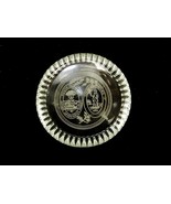 Etched Glass Paperweight, South Carolina Souvenir, &quot;Animis Opibusque Par... - $9.75