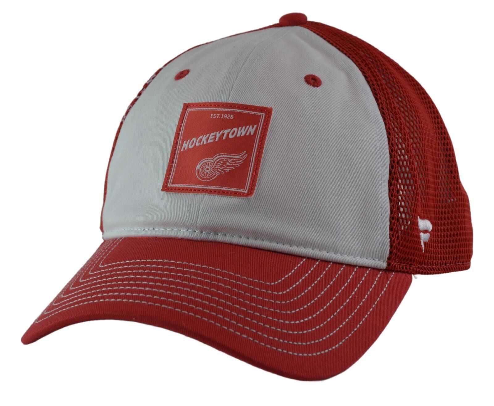 Detroit Red Wings Hockeytown NHL Team Mesh Back Hockey Hat by Fanatics