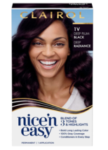  Clairol Nice'n Easy #1V Deepest Plum Black Permanent Natural Looking Color Dye - $11.74