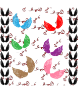 Wings 2b-Digital ClipArt-Art Clip-Gift Tag-Notebook-Scrapbook-banner-bac... - $37.17 MXN