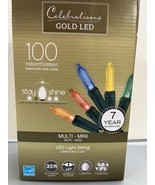 Celebrations Stay Lit LED 100 In/Outdoor Multi-Mini Light String  (90464... - £7.45 GBP