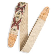 Levy’s 2&quot; Hemp Webbing Guitar Strap, Natural, Multi Colored - £28.03 GBP