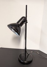 Vintage Post Modern Industrial Style Black Metal Adjustable Table Lamp - £74.73 GBP