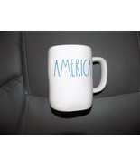 Rae Dunn AMERICA Mug with Red Interior LL Artisan Collection by Magenta - £17.22 GBP