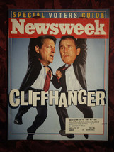 NEWSWEEK November 6 2000 Election Cliffhanger George W Bush Al Gore Charlie&#39;s An - £6.83 GBP