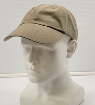 L) Anvil Strapback Dad Baseball Cap Hat Beige Tan 100% Cotton - €8,49 EUR L) Anvil Strapback Dad Baseball Cap Hat Beige Tan 100% Cotton - €8,49 EUR
