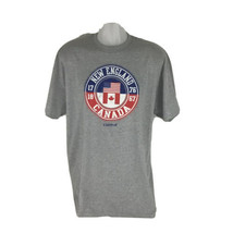 Men&#39;s New England Canada Grey Graphic T Shirt Travel Souvenir Size XL NW... - £13.91 GBP