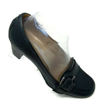Antonio Melani &quot;Laurel&quot; Vessel Blue Distressed Leather Loafer w/Heel 7 B... - $34.14